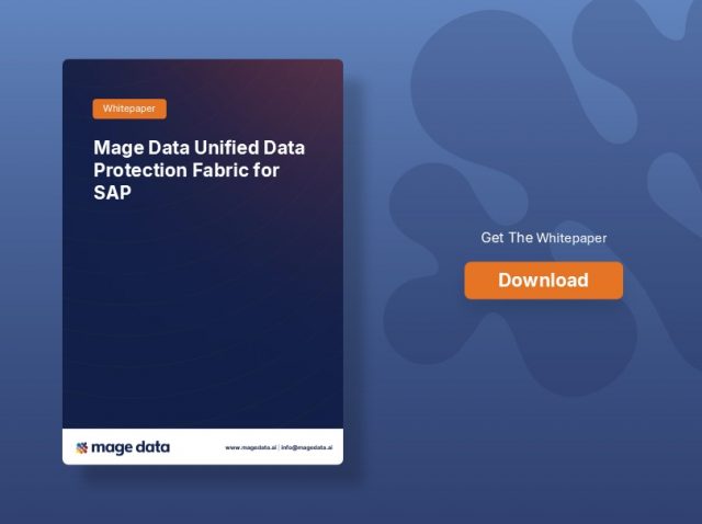 Mage Data Unified Data Protection Fabric for SAP